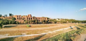 Rzym - panorama Cyrku Wielkiego i Palatynu