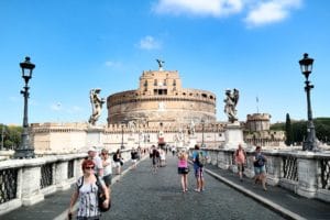 Rzym zabytki - Most Anioła