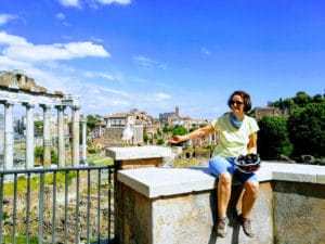 Rzym - taras widokowy na Forum Romanum