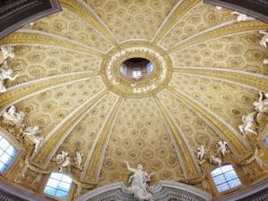Rzym - kościół św. Andrzeja na Kwirynale - kopuła