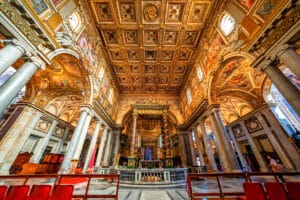 rzym-santa-maria-maggiore-wnetrze-1200px Trójkąt pielgrzymów: MAGGIORE - LATERANO - SANTA CROCE 1